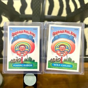 80’s Topps Garbage Pail Kids trading cards.